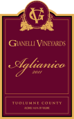 吉納利艾格尼科干紅葡萄酒(Gianelli Vineyards Aglianico, Tuolumne County, USA)