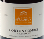 達(dá)哈瑞酒莊康貝（科爾登特級(jí)園）干紅葡萄酒(Domaine d'Ardhuy Corton Combes Grand Cru, Cote de Beaune, France)