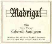 馬德里格酒莊納帕谷赤霞珠干紅葡萄酒(Madrigal Cabernet Sauvignon, Napa Valley, USA)