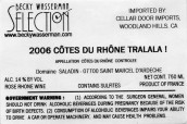 薩拉丁塔拉拉桃紅葡萄酒(Domaine Saladin Cotes du Rhone Rose Tralala, Rhone, France)