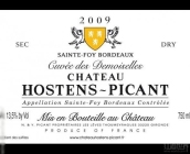 侯斯等皮坎特酒莊德摩斯勒特釀白葡萄酒(Chateau Hostens-Picant Cuvee des Demoiselles, Sainte-Foy Bordeaux, France)