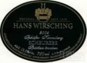 Weingut Hans Wirsching Iphofer Kronsberg Scheurebe Spatlese Trocken, Franken, Germany