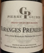 皮埃爾格魯（馬朗日一級(jí)園）紅葡萄酒(Pierre Gruber, Maranges Premier Cru, France)