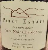 帕里酒莊沙龍黑皮諾-霞多麗極干型起泡酒(Parri Estate Salmon Brut Pinot Noir Chardonnay Sparkling, Southern Fleurieu, Australia)