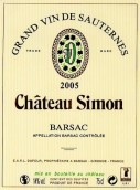 西蒙酒莊干白葡萄酒(Chateau Simon, Barsac, France)