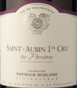 帕特里克·米奧蘭佩尼斯（圣歐班一級園）干紅葡萄酒(Domaine Patrick Miolane Les Perrieres Rouge, Saint-Aubin Premier Cru, France)