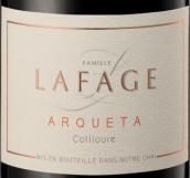 拉法奇酒莊阿奎塔紅葡萄酒(Domaine Lafage Arqueta, Collioure, France)