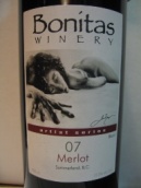 善美限量版珍藏梅洛干紅葡萄酒(Bonitas Winery Limited Artist Series Merlot, Okanagan Valley, Canada)