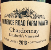 卓越之路酒莊伊麗莎白園霞多麗干白葡萄酒(Eminence Road Farm Winery Elizabeth's Vineyard Chardonnay, New York, USA)