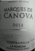 卡諾瓦侯爵酒莊丹魄紅葡萄酒(Marques de Canova Tempranillo, La Mancha, Spain)