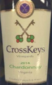 交叉鑰匙霞多麗干白葡萄酒(CrossKeys Vineyards Chardonnay, Virginia, USA)