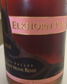 埃克霍恩峰酒莊黑皮諾桃紅葡萄酒(Elkhorn Peak Cellars Pinot Noir Rose, Napa Valley, USA)