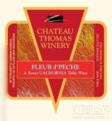 托馬斯芙蓉佩謝甜白葡萄酒(Chateau Thomas Winery Fleur d'Peche, California, USA)