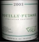 維爾戈酒莊（普伊-富賽）干白葡萄酒(Verget, Pouilly-Fuisse, France)