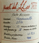 馬賽特德爾列奧珍藏1777丹魄紅葡萄酒(Maset del Lleo 1777 Reserva Tempranillo, Penedes, Spain)