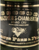 卡穆父子瑪澤耶-香貝丹特級(jí)園紅葡萄酒(Domaine Camus Pere & Fils Mazoyeres-Chambertin Grand Cru, Gevrey-Chambertin, France)