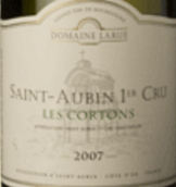 拉呂科爾登（圣歐班一級園）干白葡萄酒(Domaine Larue Les Cortons, Saint-Aubin Premier Cru, France)