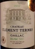 克萊蒙酒莊特梅斯白葡萄酒(Chateau Clement Termes Blanc Sec, Gaillac, France)