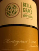 貝拉·格蕾絲巴貝拉仙粉黛混釀紅葡萄酒(Bella Grace Vineyards Montagnaro Barbera, USA)