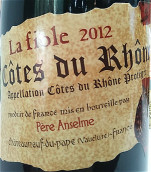 布諾特家族酒莊菲歐勒紅葡萄酒(Brotte La Fiole, Chateauneuf-du-Pape, France)