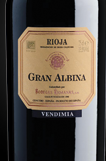 里奧哈格蘭阿爾比娜本帝米亞干紅葡萄酒(Bodegas Riojanas Gran Albina, Rioja DOCa, Spain)