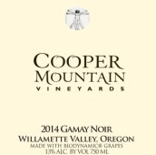 庫珀山佳美干紅葡萄酒(Cooper Mountain Vineyards Gamay Noir, Willamette Valley, USA)