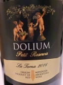多利姆酒莊拉特納珍藏紅葡萄酒(Dolium Petit Reserva La Terna, Lujan de Cuyo, Argentina)