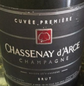 夏塞訥達賽特釀一級干型香檳(Champagne Chassenay d'Arce Cuvee Premiere Brut, Champagne, France)