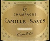 卡米爾薩韋卡特道爾特釀干型香檳(Champagne Camille Saves Cuvee Brut Carte d'Or, Champagne, France)