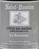 圣達(dá)米安酒莊布沃紅葡萄酒(Domaine Saint Damien La Bouveau, Cotes du Rhone, France)