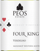 皮爾斯王子華帝露干白葡萄酒(Peos Estate Wines Four Kings Verdelho, Manjimup, Australia)