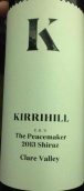 凱瑞山酒莊和平締造者設(shè)拉子紅葡萄酒(Kirrihill The Peacemaker Shiraz, Clare Valley, Australia)