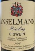 安塞爾曼酒莊雷司令甜白葡萄酒(Weingut Anselmann Riesling Eiswein, Pfalz, Germany)