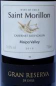 萬(wàn)利隆特級(jí)珍藏赤霞珠紅葡萄酒(Saint Morillon Grand Reserva Cabernet Sauvignon, Central Valley, Chile)