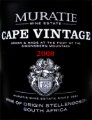 穆拉開普年份波特風(fēng)格加強酒(Muratie Cape Vintage Port, Stellenbosch, South Africa)