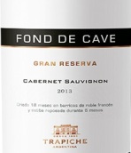 翠帝豐德凱夫特級珍藏赤霞珠紅葡萄酒(Trapiche Fond de Cave Gran Reserva Cabernet Sauvignon)