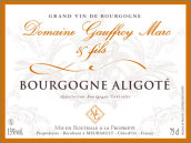 戈弗瓦父子酒莊勃艮第阿里高特干白葡萄酒(Domaine?Gauffroy?Marc?&?Fils Bourgogne Aligote, Burgundy, France)