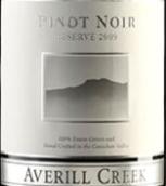 埃弗里爾酒莊珍藏黑皮諾干紅葡萄酒(Averill Creek Vineyard Pinot Noir Reserve, British Columbia, Canada)