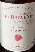 蘇格蘭百富21年故事系列單一麥芽威士忌(Balvenie Aged 21 Years The Second Red Rose Single Malt Scotch Whisky, Speyside, UK)