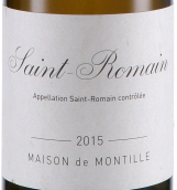 德蒙蒂酒庄（圣罗曼村）白葡萄酒(Maison de Montille Saint Romain, Cote de Beaune, France)
