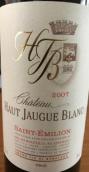 上雅格酒莊干白葡萄酒(Chateau Haut Jaugue Blanc, Saint-Emilion, France)