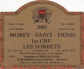 伯納德塞爾沃酒莊冰棍（莫雷-圣丹尼一級(jí)園）干紅葡萄酒(Domaine Bernard Serveau Les Sorbets, Morey-Saint-Denis Premier Cru, France)