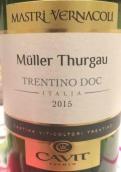 凱味特維訥克利米勒圖高白葡萄酒(Cavit Mastri Vernacoli Muller Thurgau, Trentino, Italy)