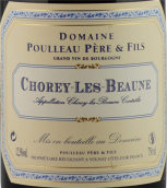 普洛父子酒莊（紹黑-伯恩村）紅葡萄酒(Domaine Poulleau Pere & Fils Chorey-les-Beaune, Cote de Beaune, France)