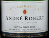 安德烈·羅伯特特級(jí)園特級(jí)干型白中白香檳(Champagne Andre Robert Grand Cru Blanc de Blancs Extra Brut, Champagne, France)