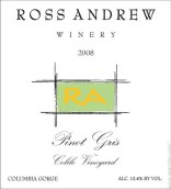 安德魯羅斯塞利洛園灰皮諾干白葡萄酒(Ross Andrew Celilo Vineyard Pinot Gris, Columbia Gorge, USA)