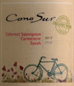 柯諾蘇酒莊有機赤霞珠-佳美娜-西拉紅葡萄酒(Cono Sur Organic Cabernet Sauvignon Carmenere Syrah, Colchagua Valley, Chile)