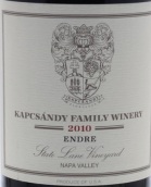 卡布桑迪家族恩德雷紅葡萄酒(Kapcsandy Family Winery Endre, Napa Valley, USA)