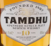 檀都10年蘇格蘭單一麥芽威士忌(Tamdhu Aged 10 Years Single Malt Scotch Whisky, Speyside, UK)