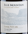 藍(lán)山酒莊佳美娜紅葡萄酒(Blue Mountain Vineyard Gamay Noir , Okanagan Valley, Canada)